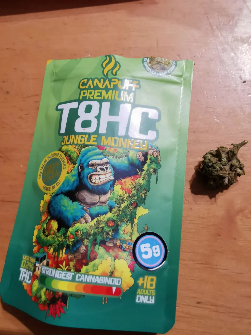 Canapuff T8HC Jungle Monkey topskudd 1g sitrus