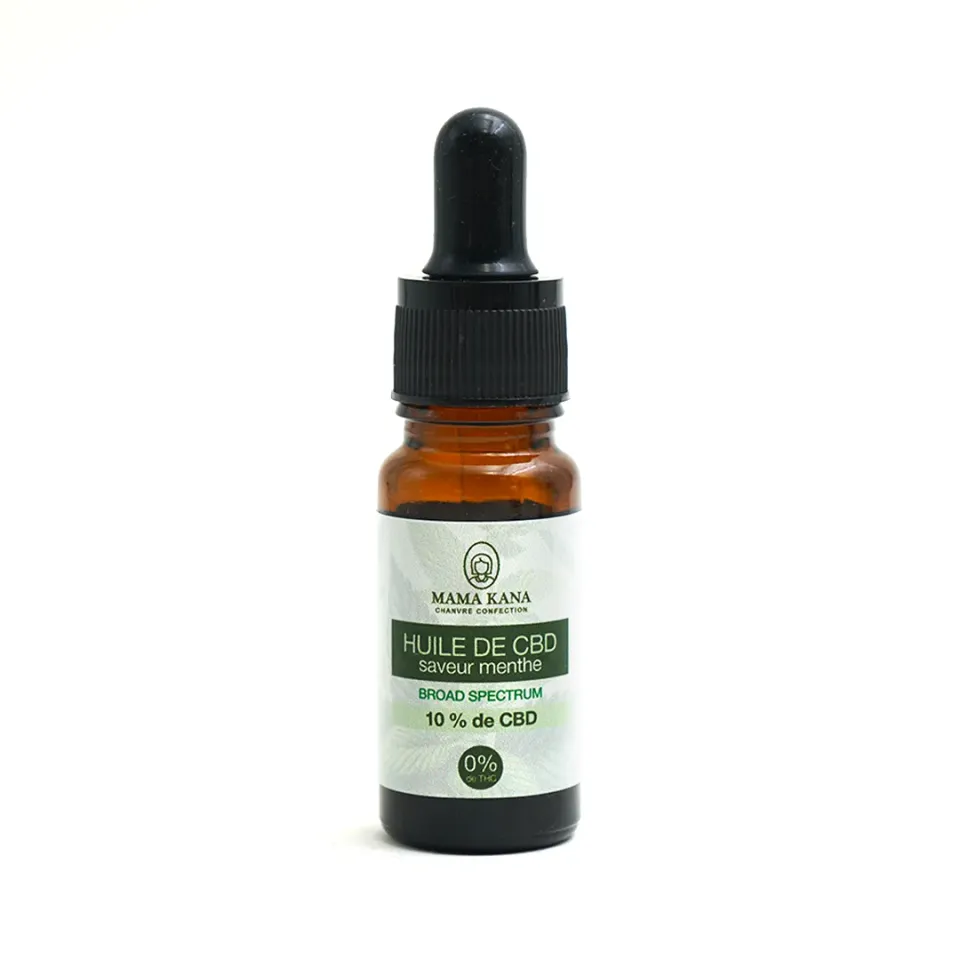 LeGrossiste Huiles de CBD 10% CBD-olje mynte 10 ml