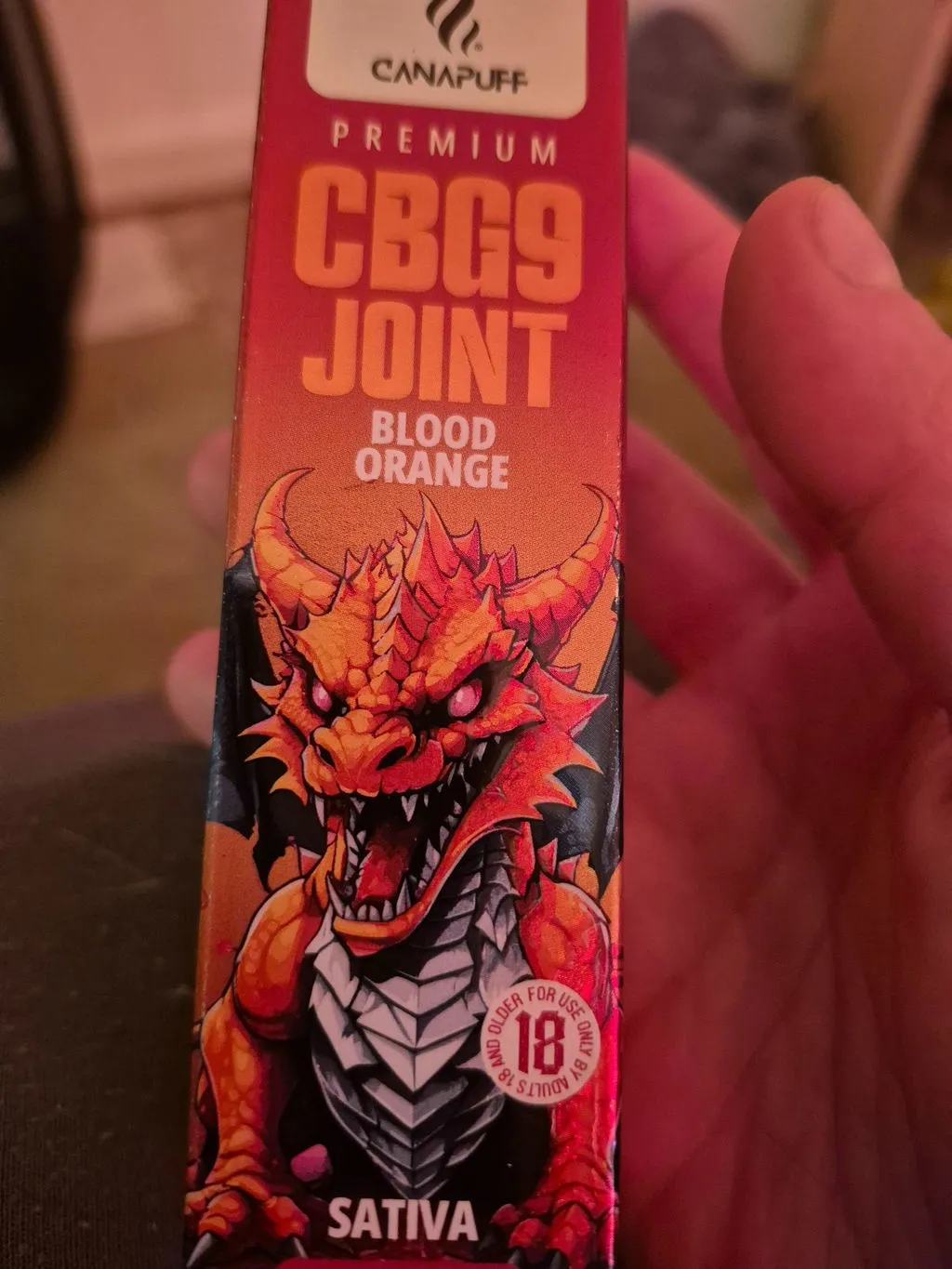 Canapuff CBG9 Blueberry Cookies joint 60% 2 g – blåbær
