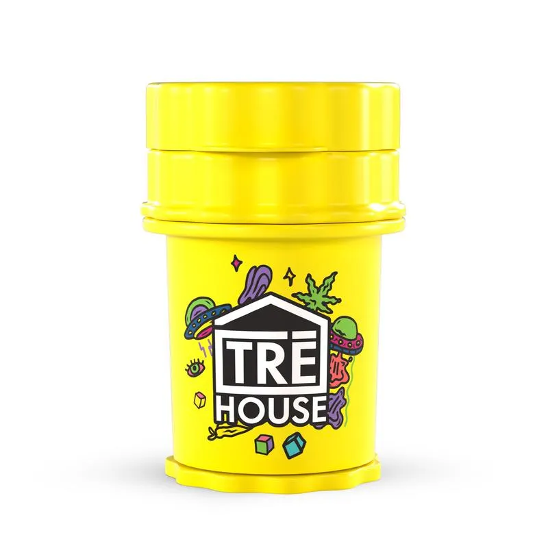 TRE HOUSE UFO Stash grinder Blue Mini metallkvern