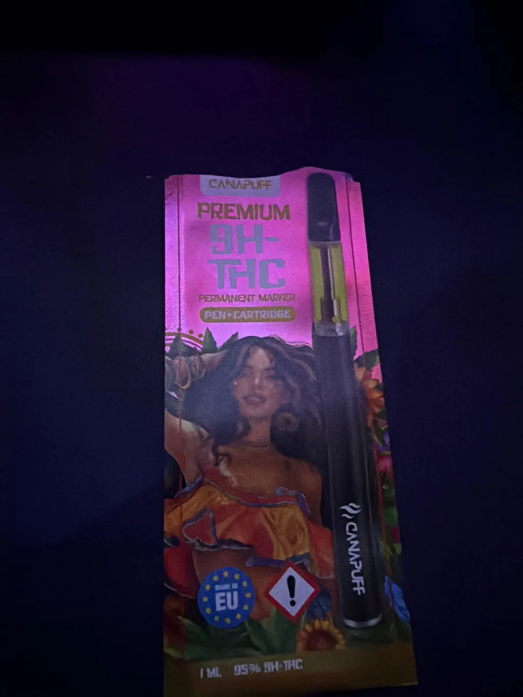 Canapuff 9H-THC Permanent Marker penn + patron 95%